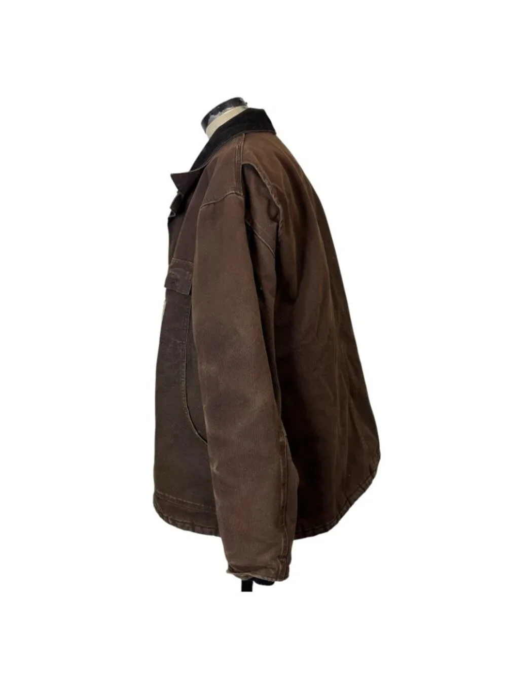 Carhartt C26 Quilt Lined Chore Coat XL Brown